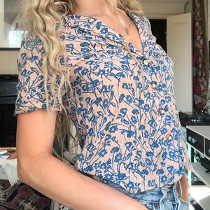 COOPERATIVE vintage button down top